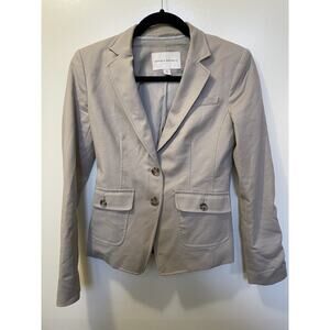 Women’s Button Front Blazer Tan Banana Republic Size Small Size 0